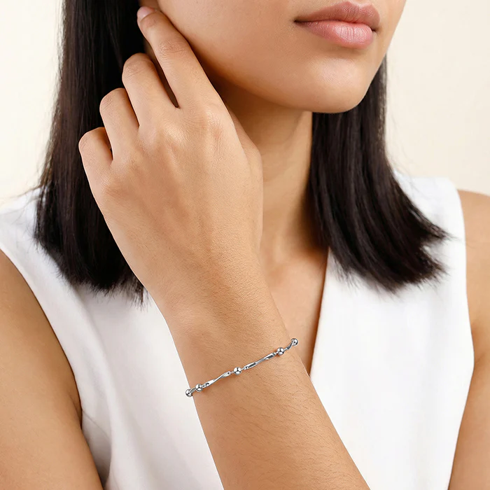 Silver Celestial Gleam Bracelet - Image 3