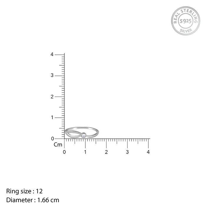 Silver Layered Chic Ring - Image 5