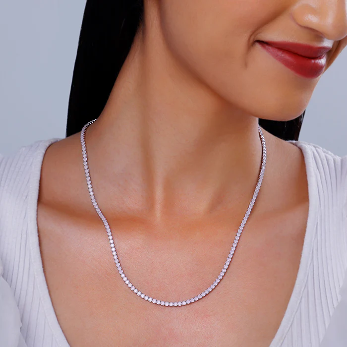 Silver Aura Catch Necklace - Image 3