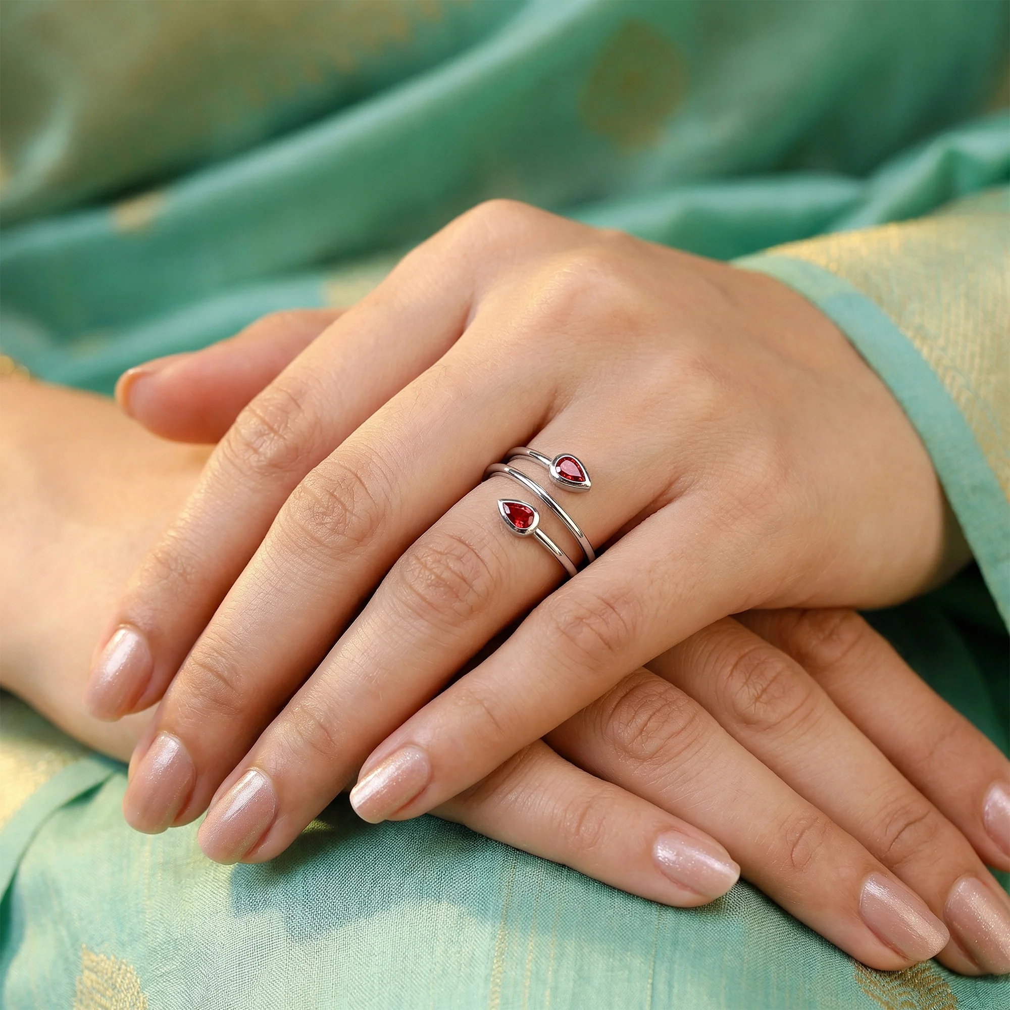 Silver Demeter Ring - Image 3