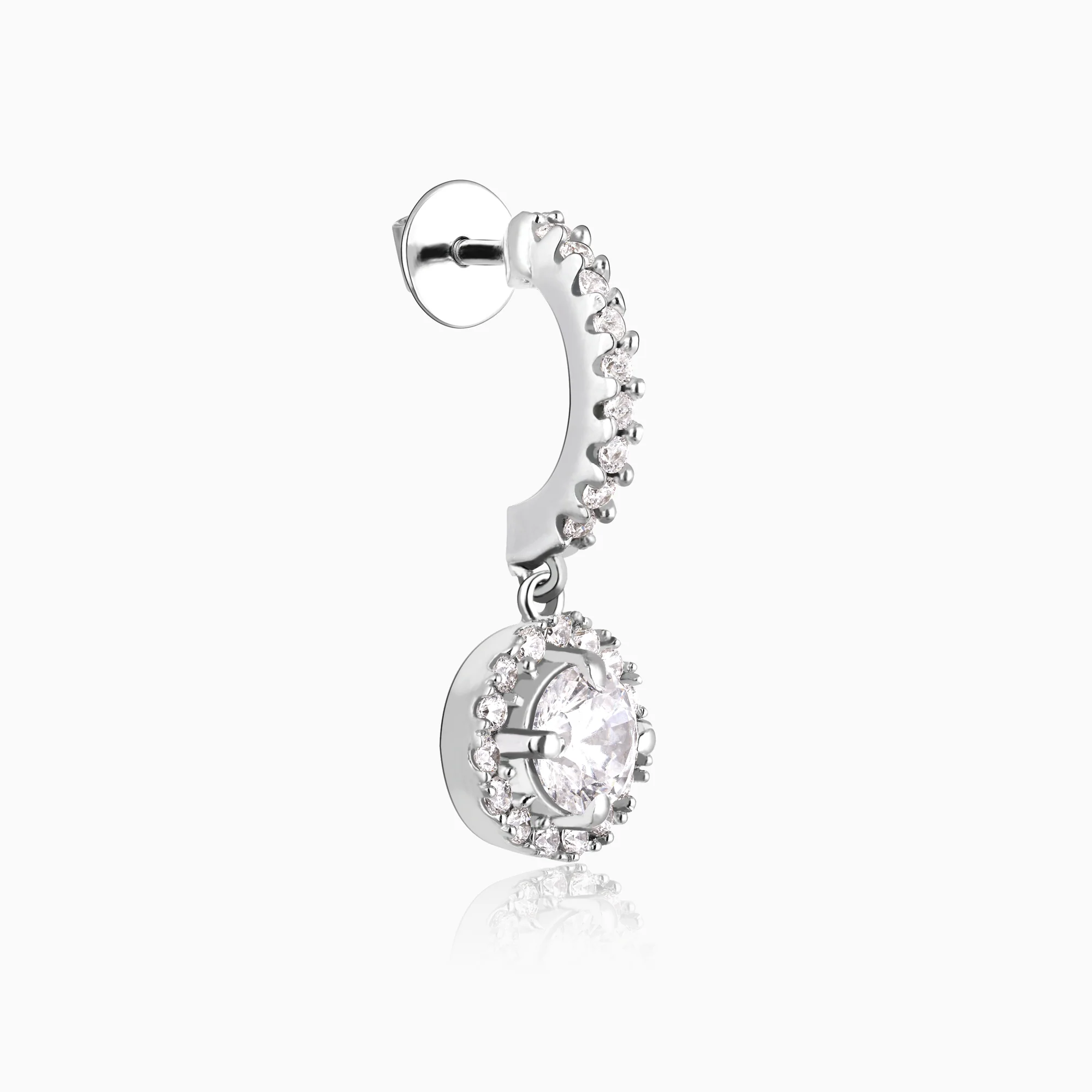 Silver Drizzle Drop Set with Link Chain - Image 6