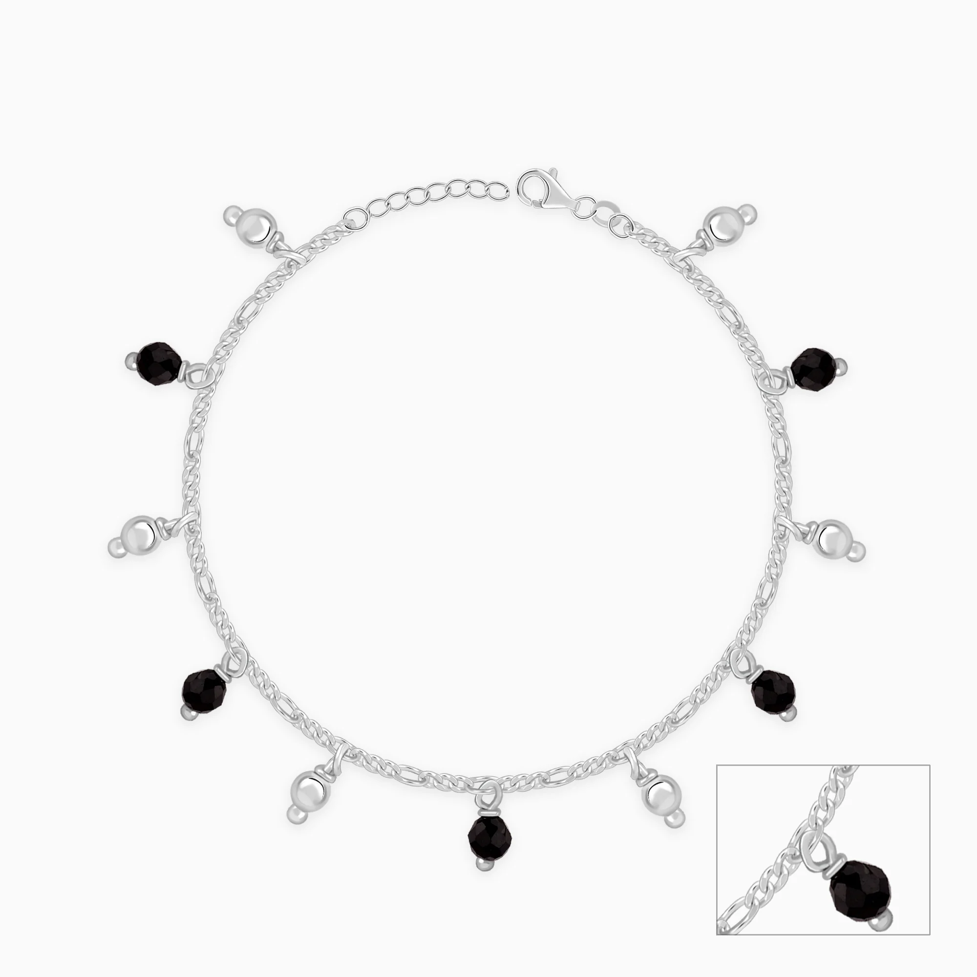 Silver Dua Kids Anklet Pair - Image 3