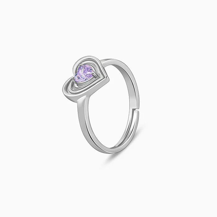 Silver Echo of Love Ring - Image 4