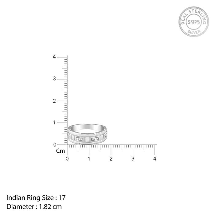 Silver Empire Edge Ring For Him - Image 5