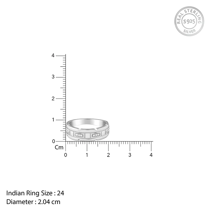 Silver Empire Edge Ring For Him - Image 8