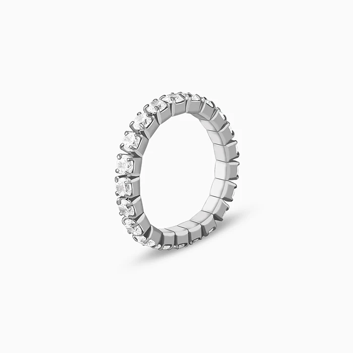 Silver Eternity Ring - Image 4