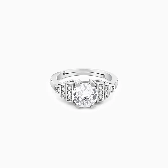 Silver Evening Glamour Ring