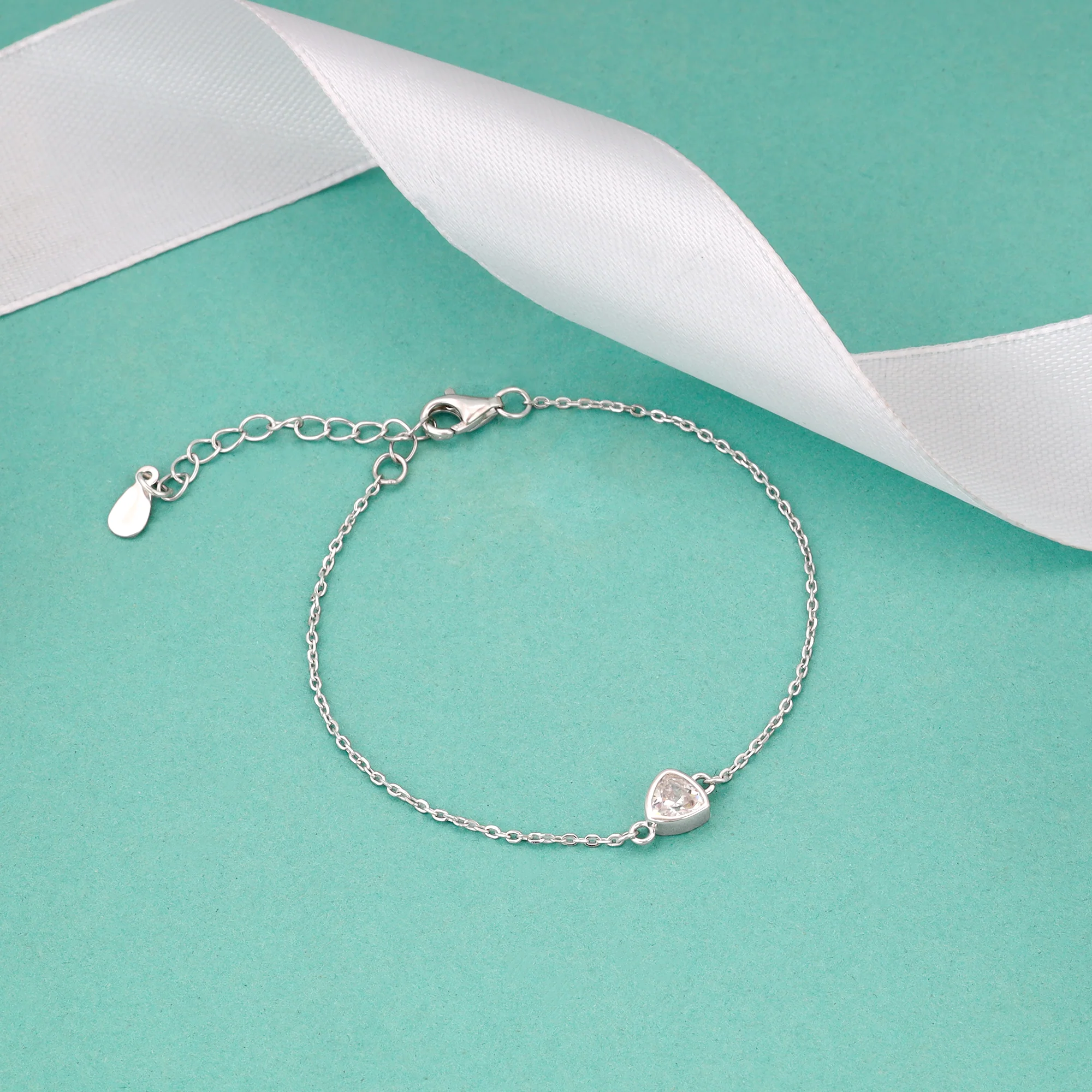 Silver Everyday Is Beautiful Bracelet - Image 2