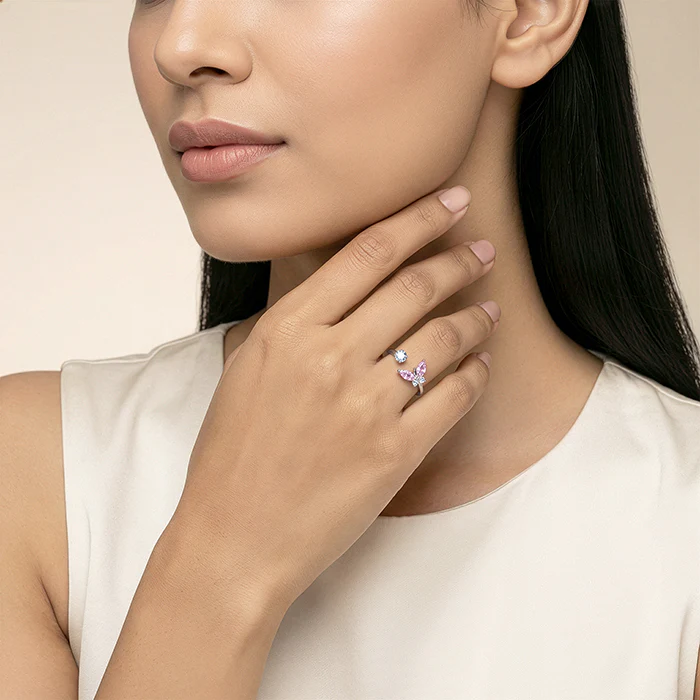 Silver Fish Tail Ring (Size 9) - Image 3