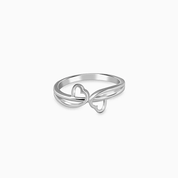 Silver Forever Knot Ring