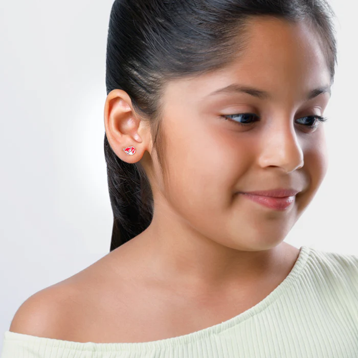 Silver Foxy Kids Studs - Image 3