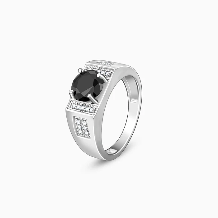 Silver Gentle Harmony Ring For Him - Image 4