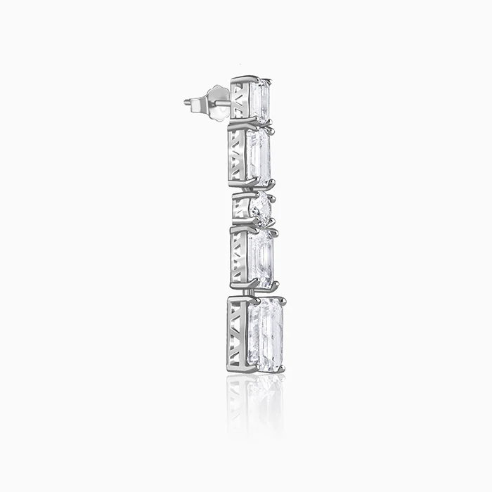 Silver Glam Earrings - Image 4