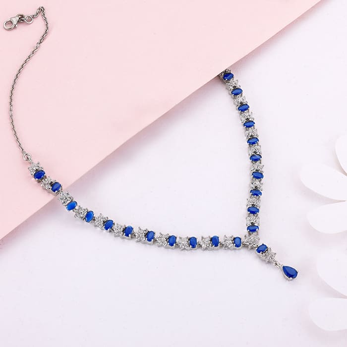 Silver Glamour In Colour Necklace - Image 2