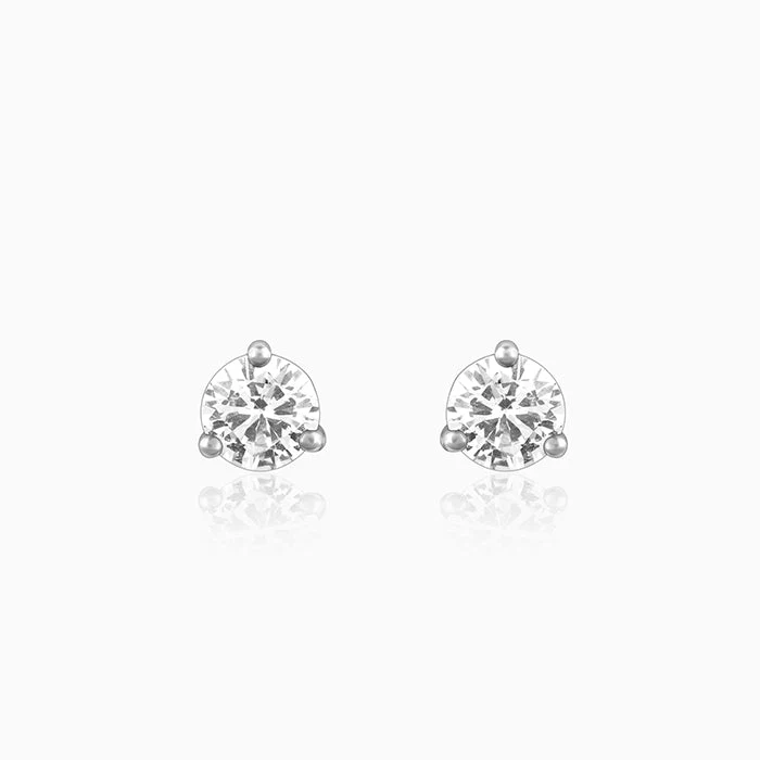 Silver Glint Stud For Men - Image 2