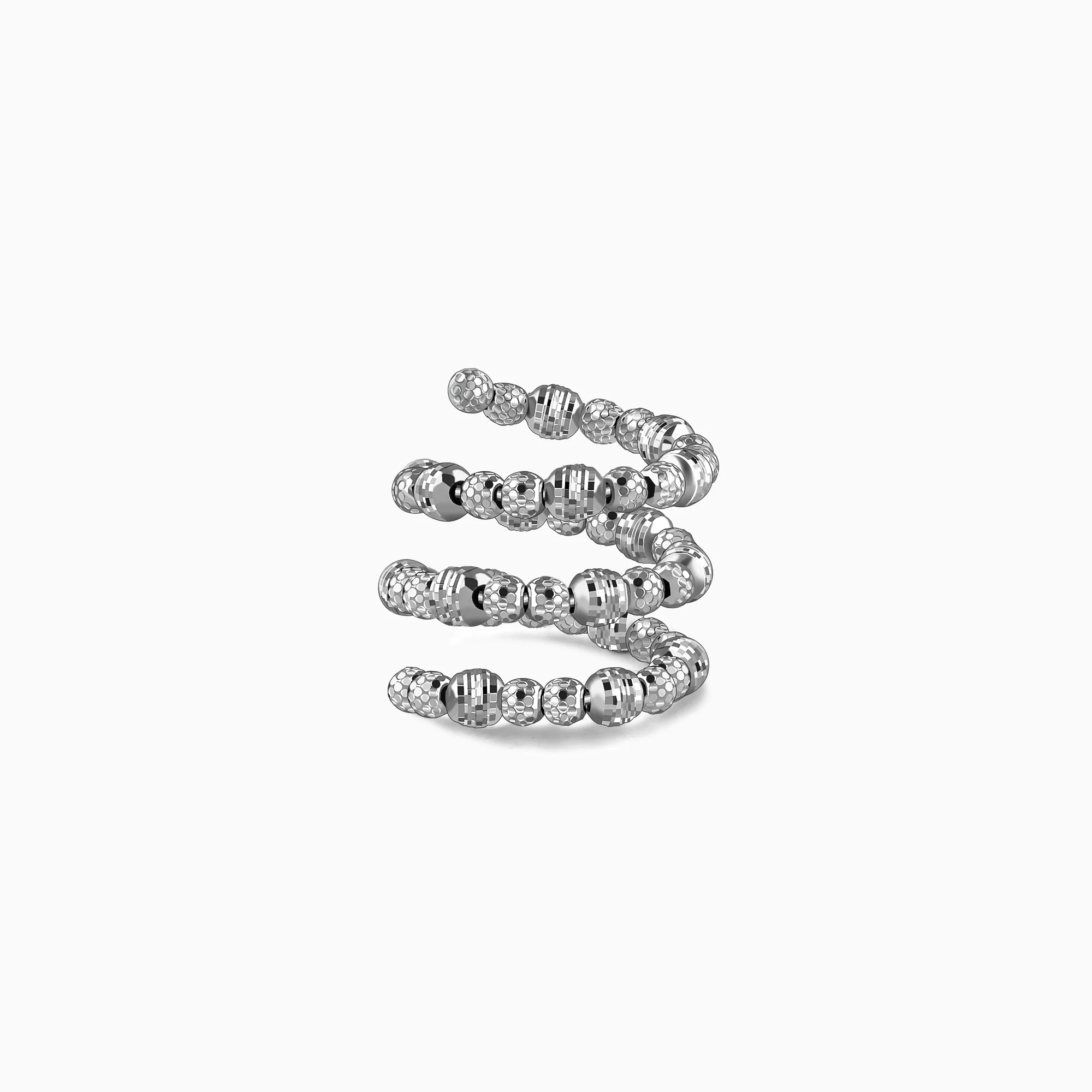 Silver Glitter Ring - Image 3