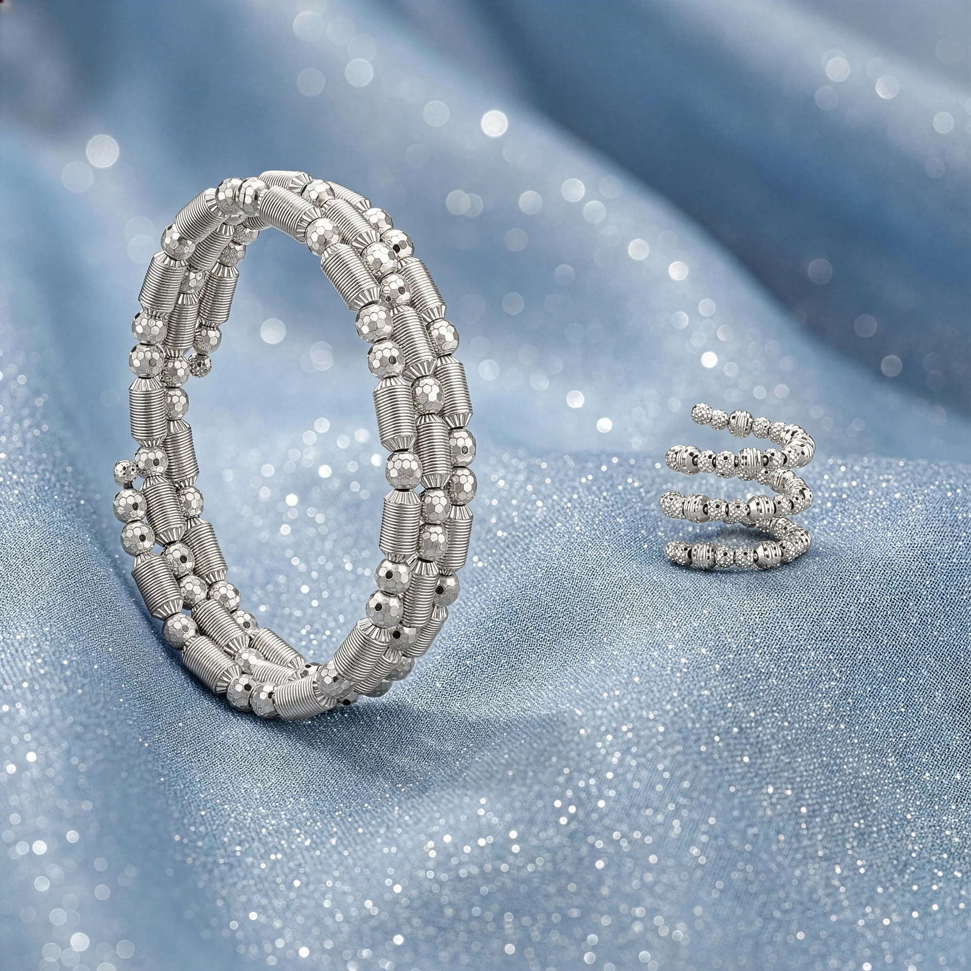 Silver Glitter Set