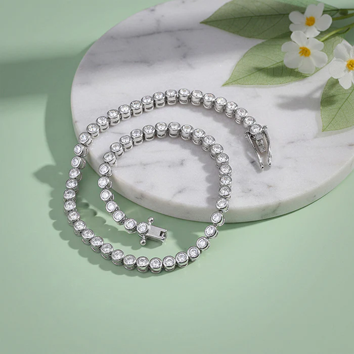 Silver Glow Up Tennis Bracelet - Image 2