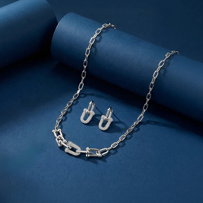 Silver Graduated Link Set