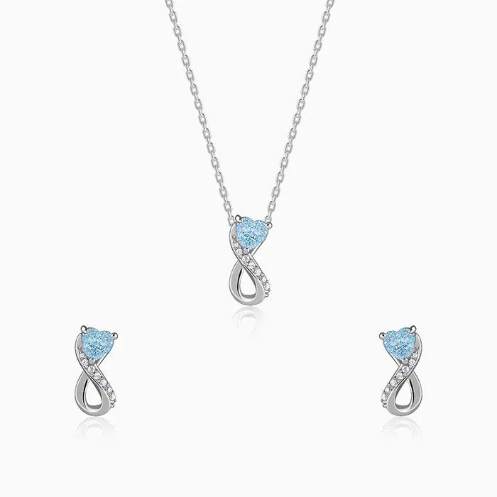 Silver Heart Everlasting Set