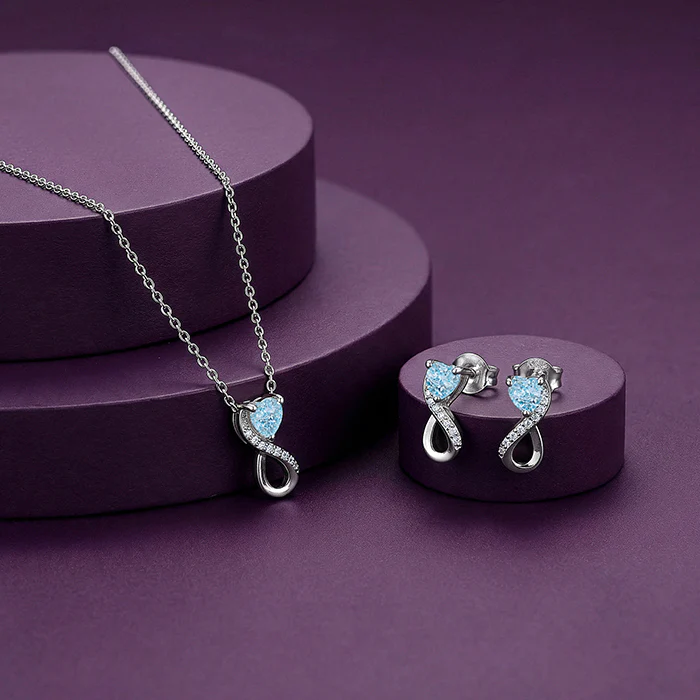 Silver Heart Everlasting Set - Image 2