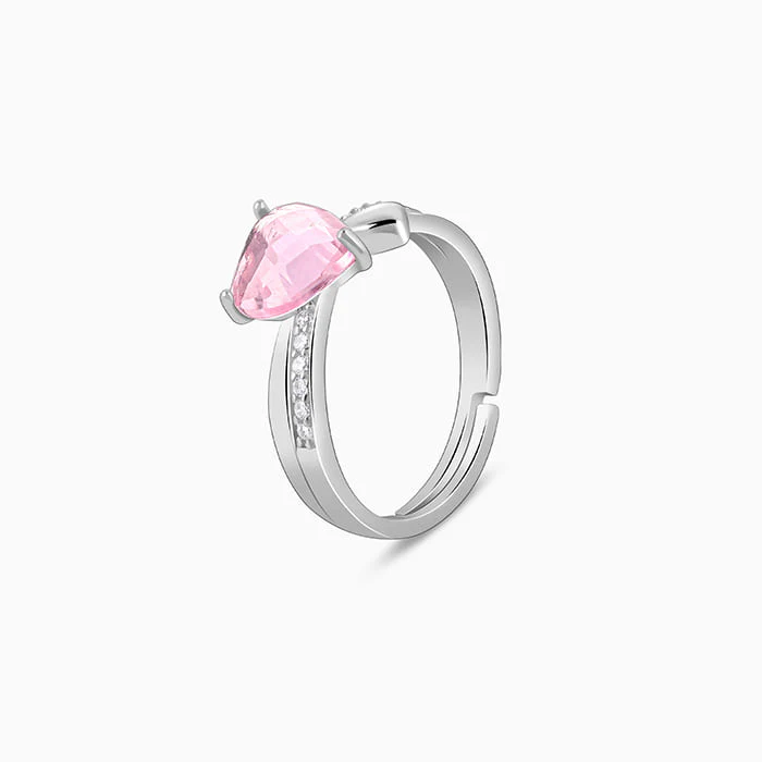 Silver Heart-to-Heart Ring - Image 4