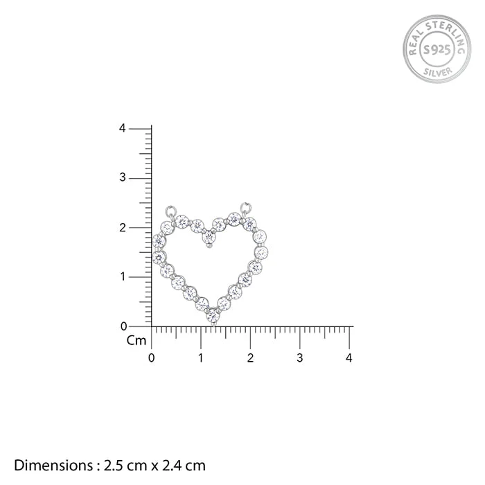 Silver Heart's Affection Necklace - Image 6