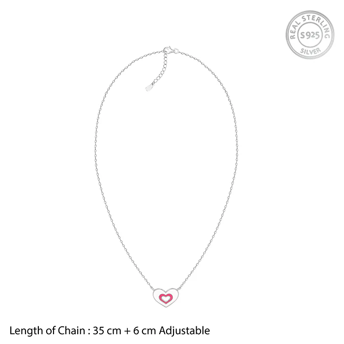 Silver HeartyPie Kids Necklace - Image 6