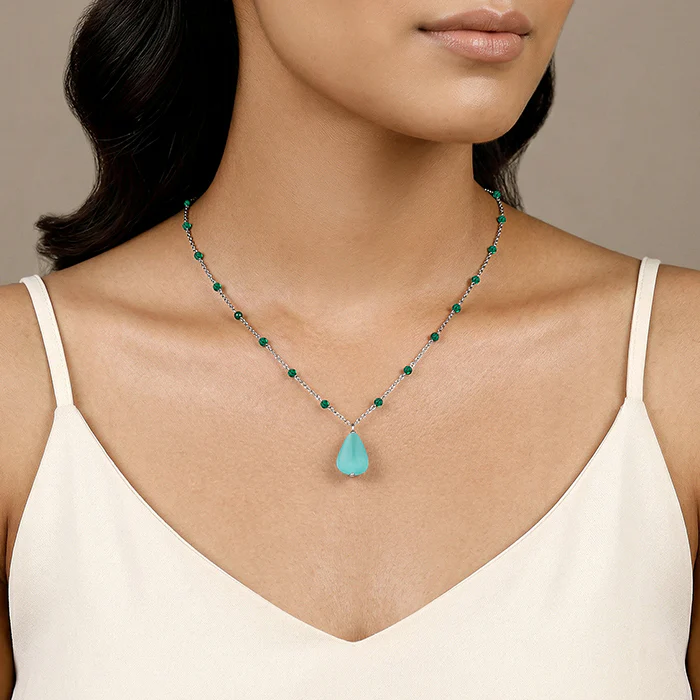 Silver Hue Flow Necklace - Image 3