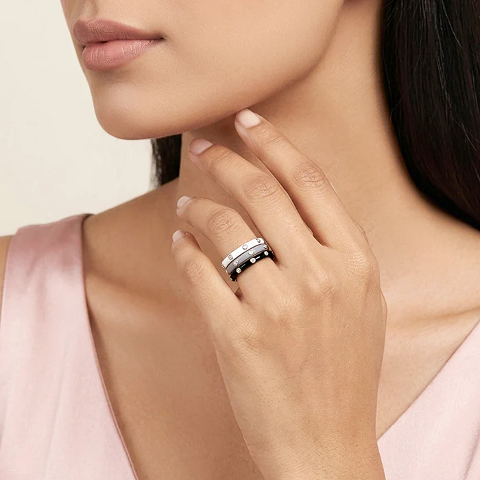 Silver Imperial Stack Rings - Image 3