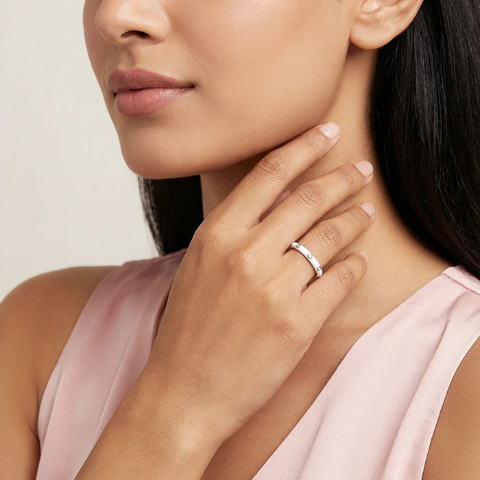 Silver Imperial Stack Rings - Image 4