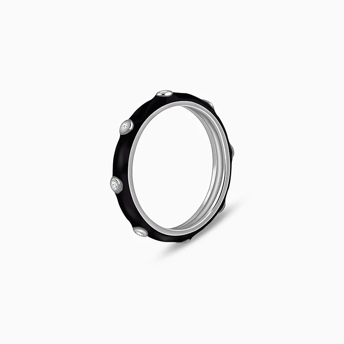 Silver Imperial Stack Rings - Image 8