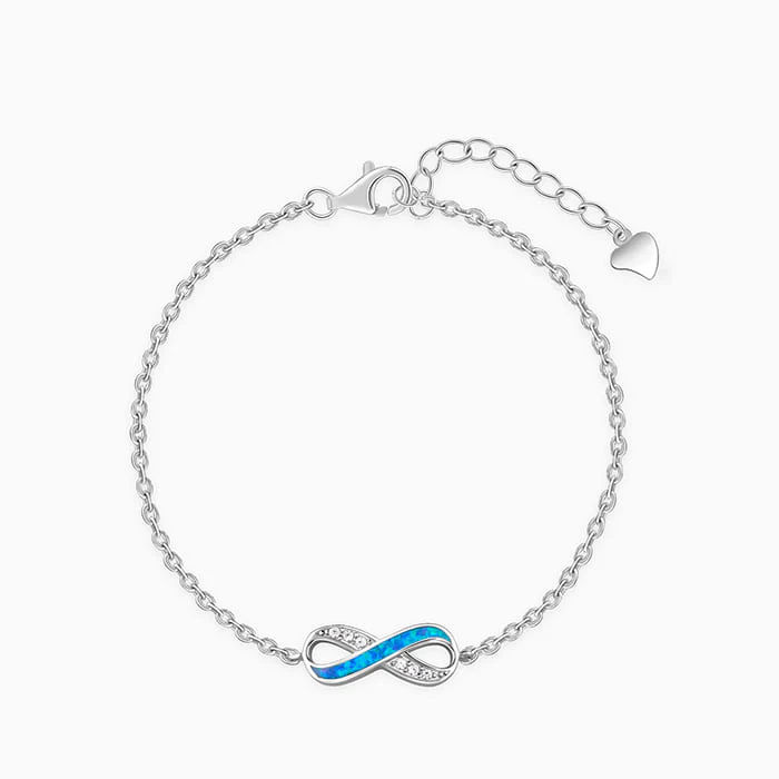 Silver Infinite Beauty Bracelet