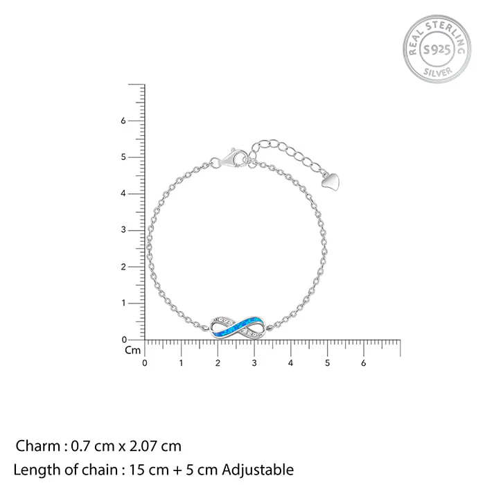 Silver Infinite Beauty Bracelet - Image 4