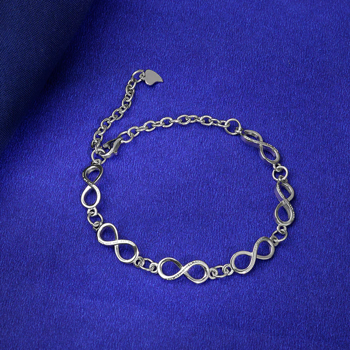 Silver Infinity Glow Bracelet - Image 2