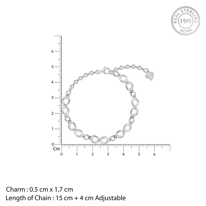 Silver Infinity Glow Bracelet - Image 4