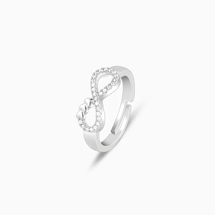 Silver Infinity Heart Set Of Four - Image 4