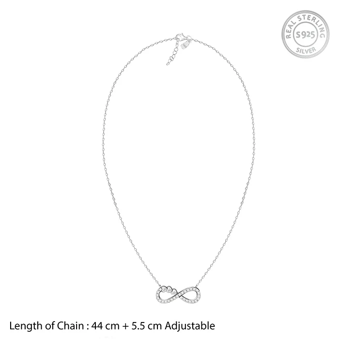 Silver Infinity Heart Set - Image 7