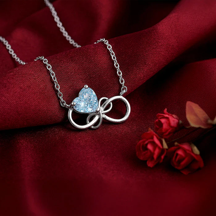 Silver Unending Love Necklace - Image 2