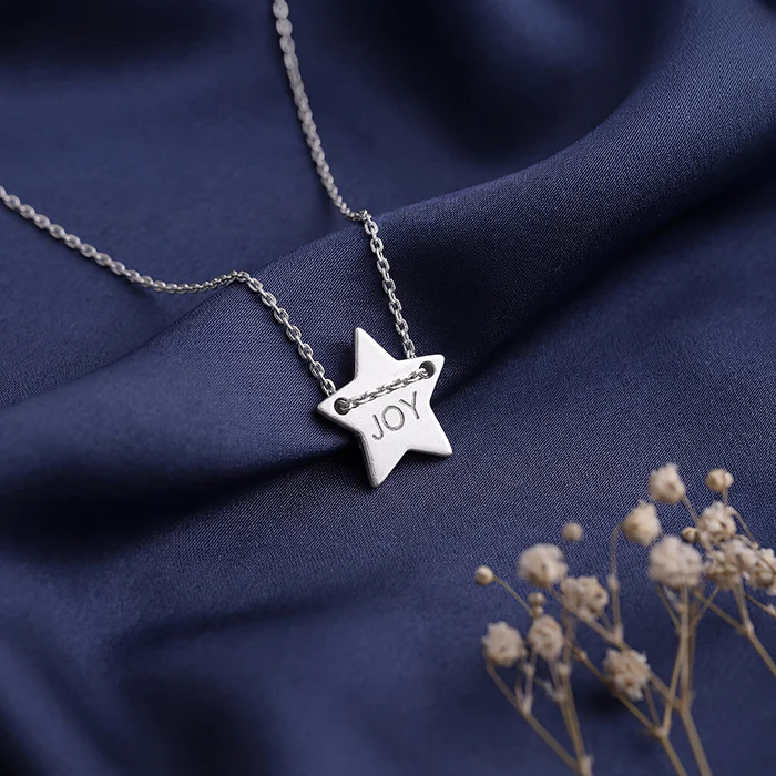 Silver Joy Star Necklace - Image 2