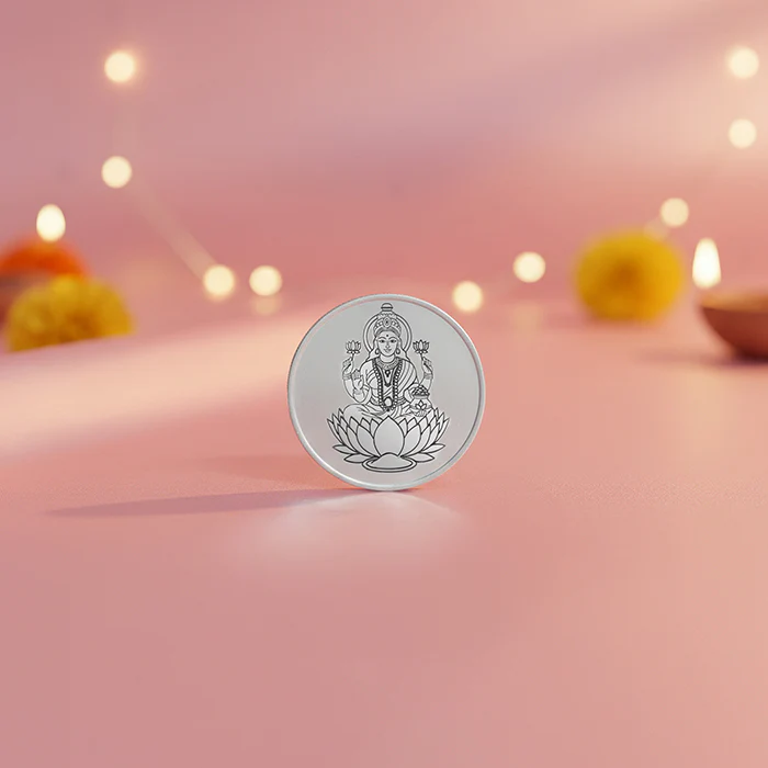 Silver Lakshmi Coin - (20g) - Image 2