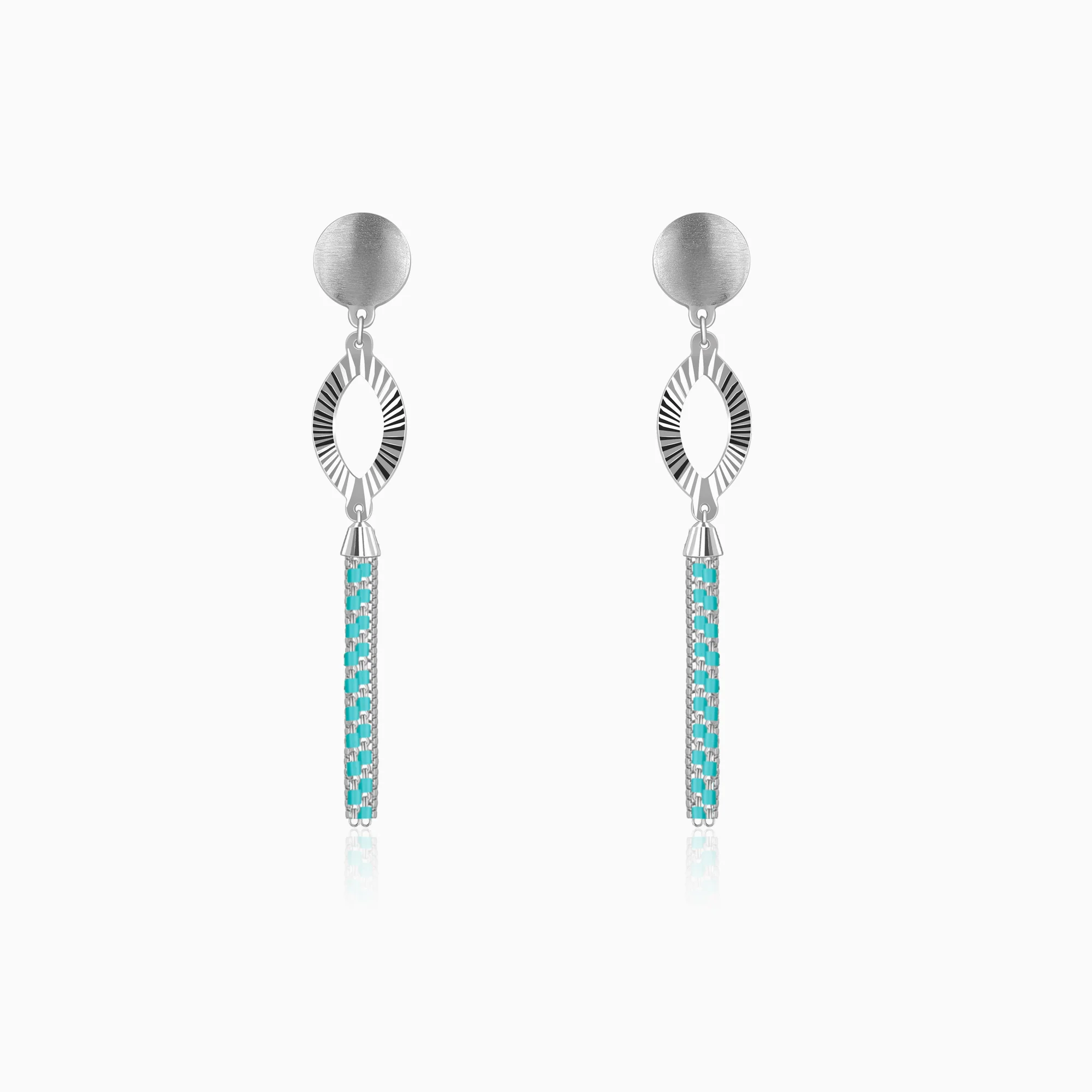 Silver Levitating Earrings - Image 3