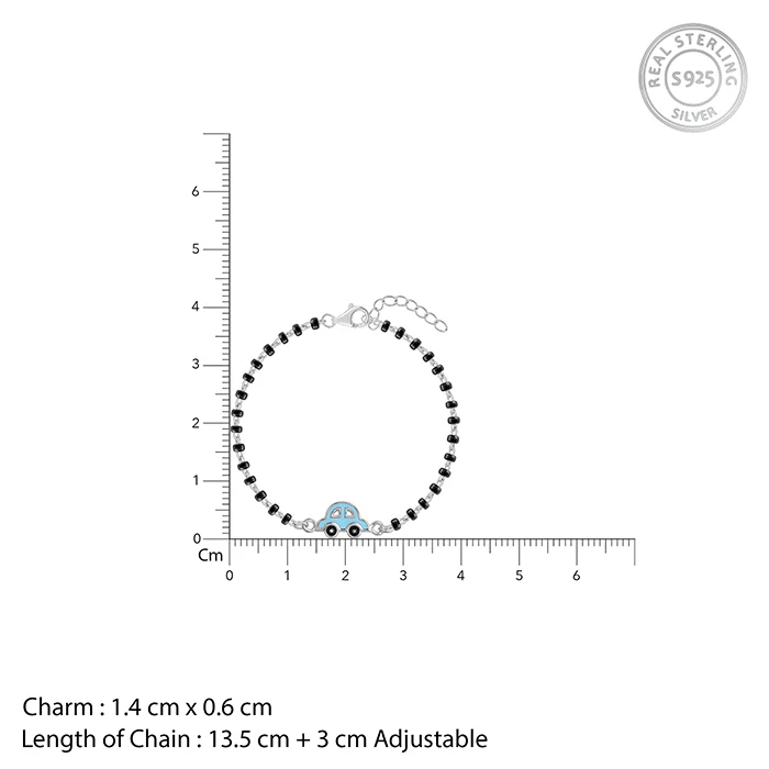 Silver Lil' Racer Kids Bracelet (0 - 2 Years) - Image 4