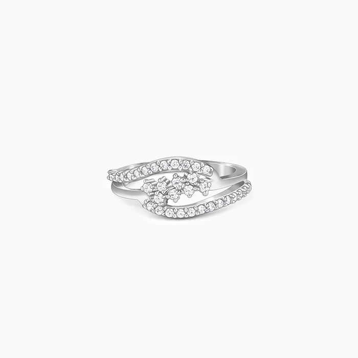 Silver Look Fab Ring