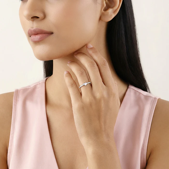 Silver Love-coded Ring - Image 3
