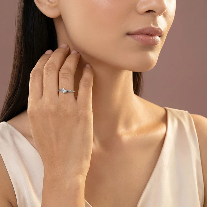 Silver Luma Drop Ring (Size 12) - Image 3