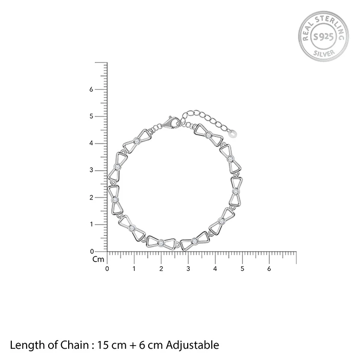 Silver Lunara Knot Bracelet - Image 4