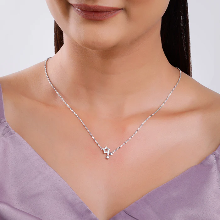 Silver Magical Stardust Necklace - Image 3
