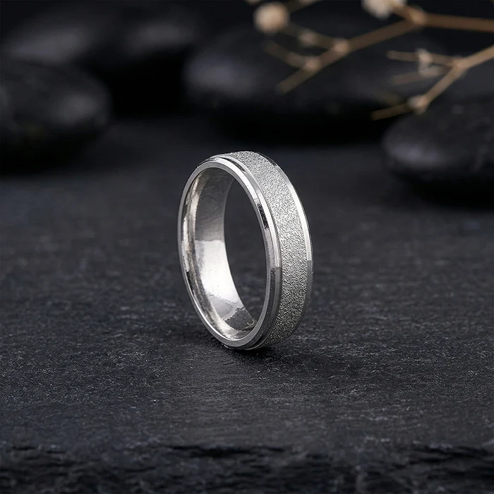 Silver Majestic Shine Band For Him (Size 17) - Image 2