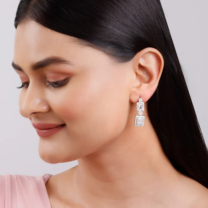 Silver Marion Earrings - Image 3